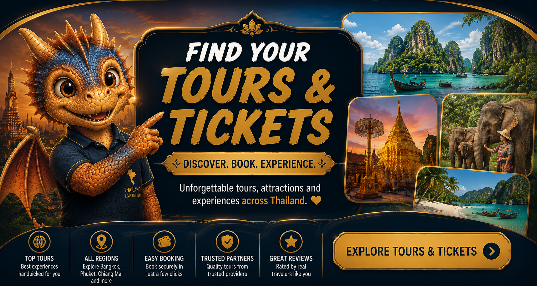 Find Tours And Tickets Across Thailand