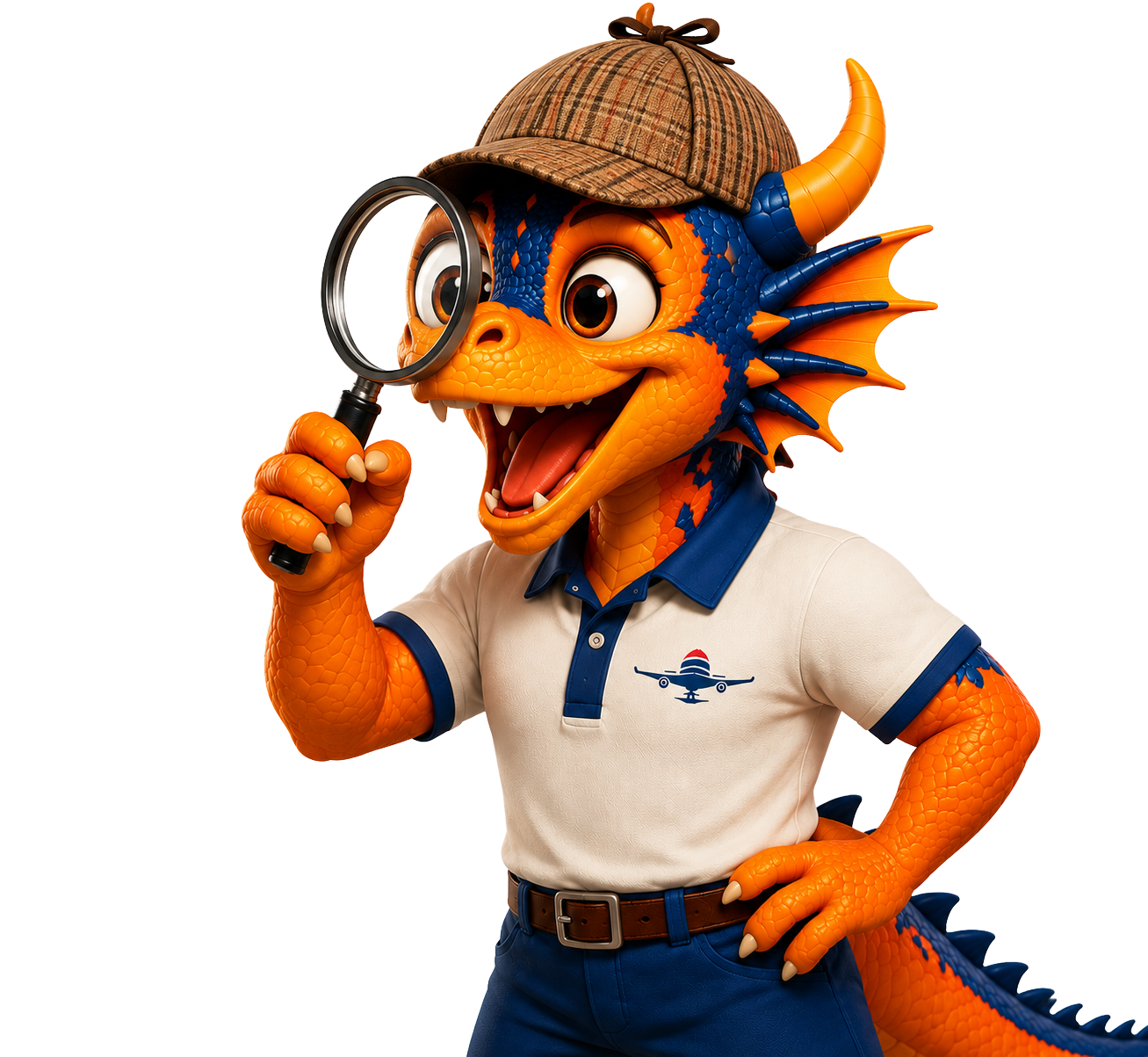 JLIT detective dragon searching the classifieds