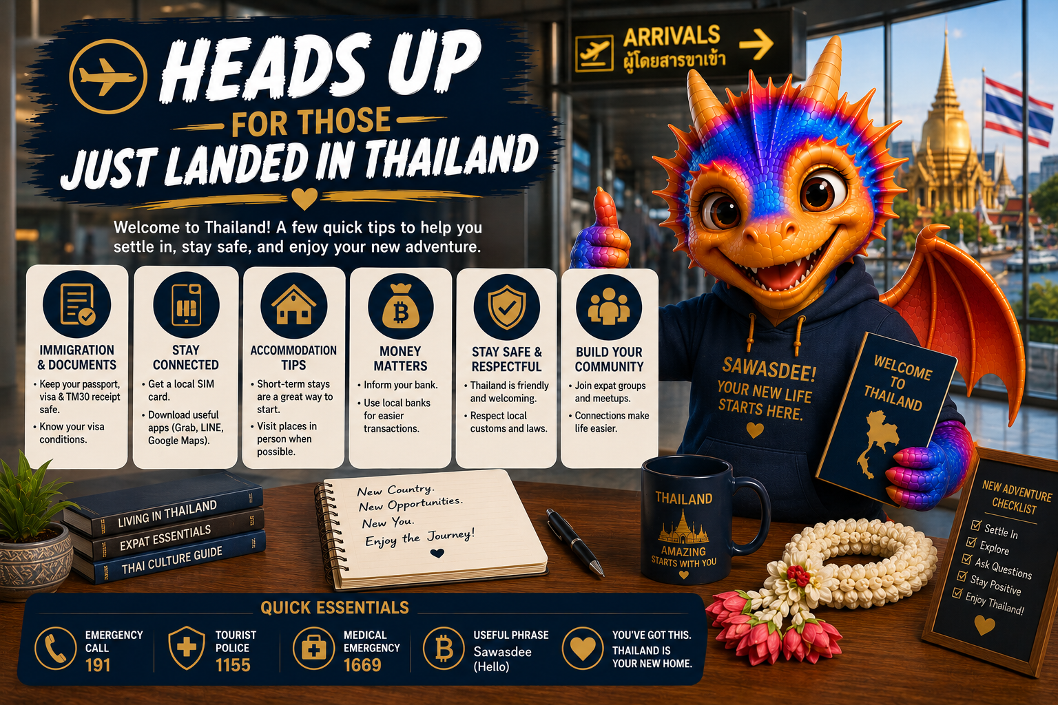 Heads Up For Those Just Landed In Thailand
