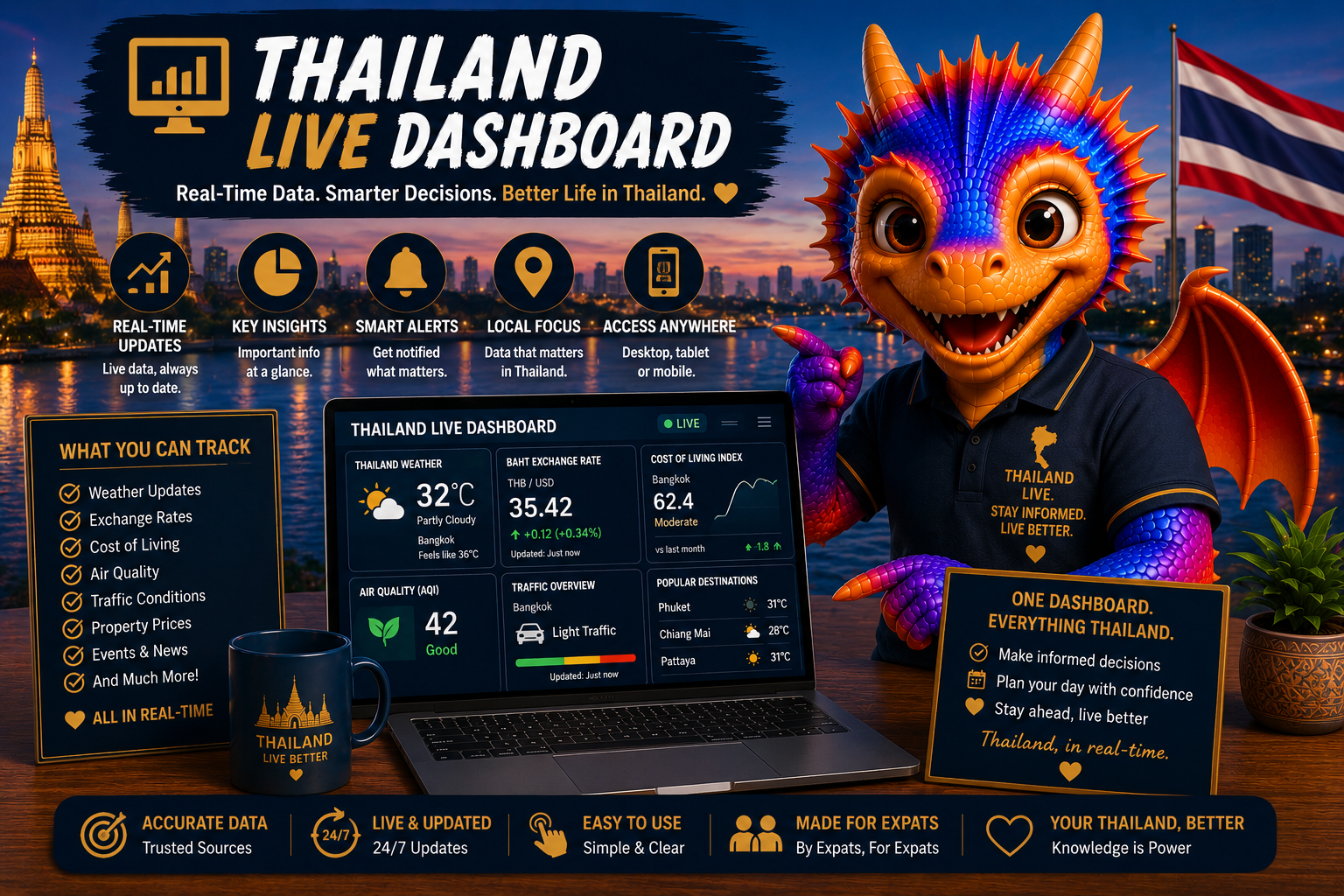 Thailand Live Dashboard