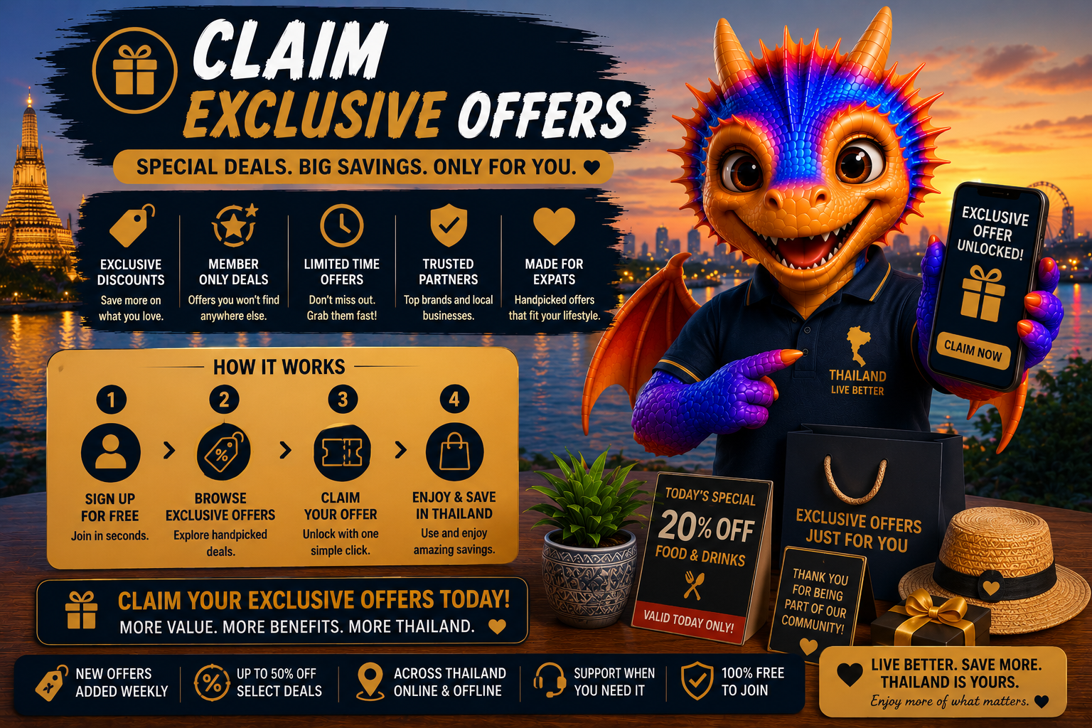 Claim Exclusive Offers