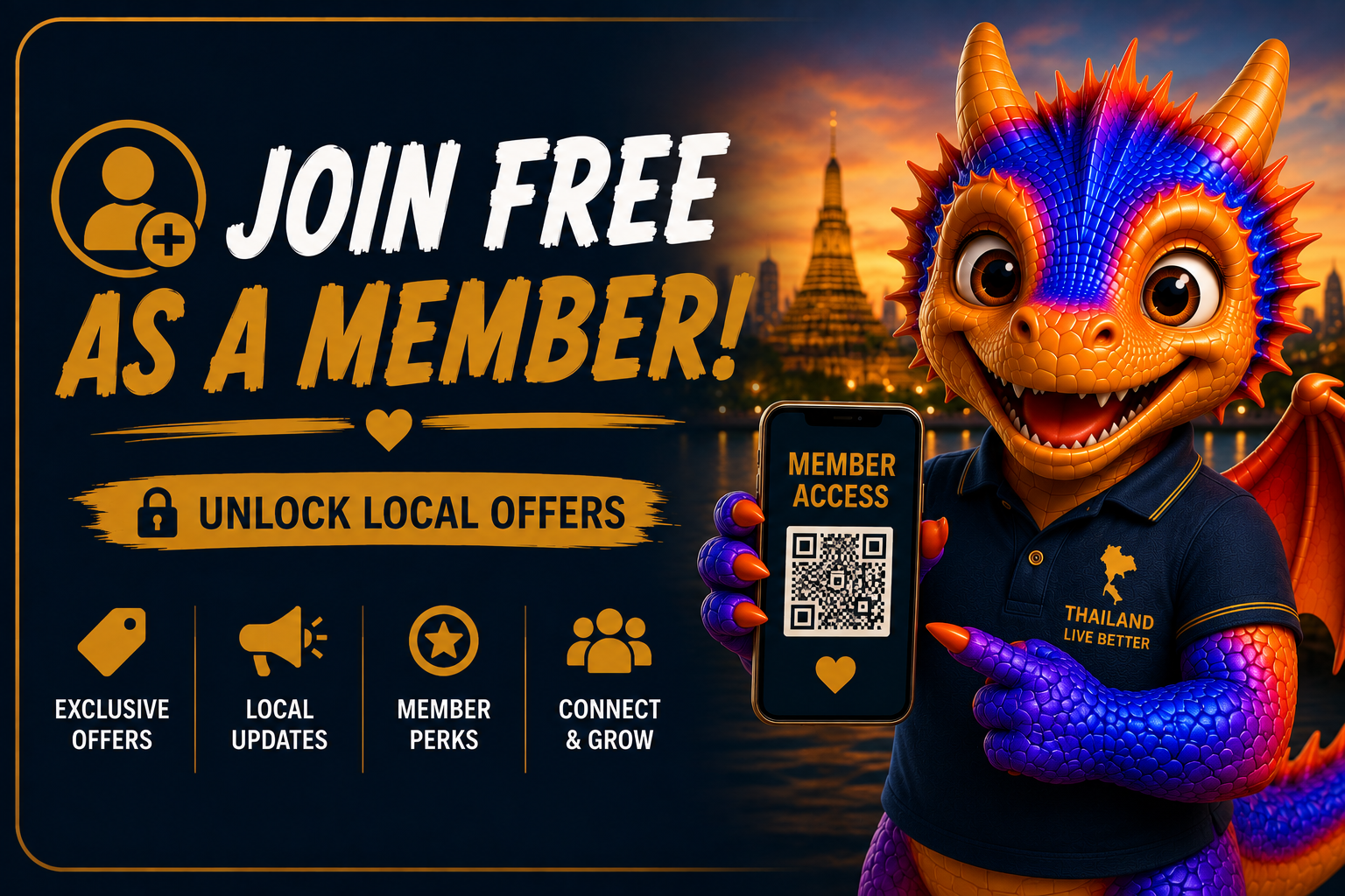 Join Free As A Member