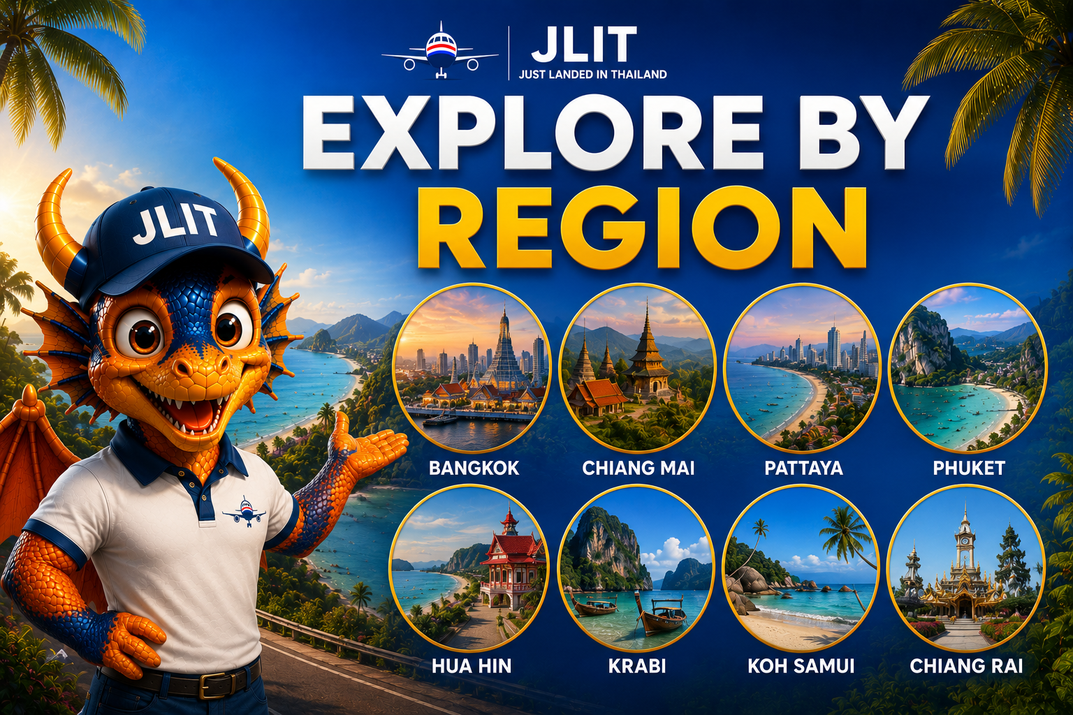 Explore Thailand by region
