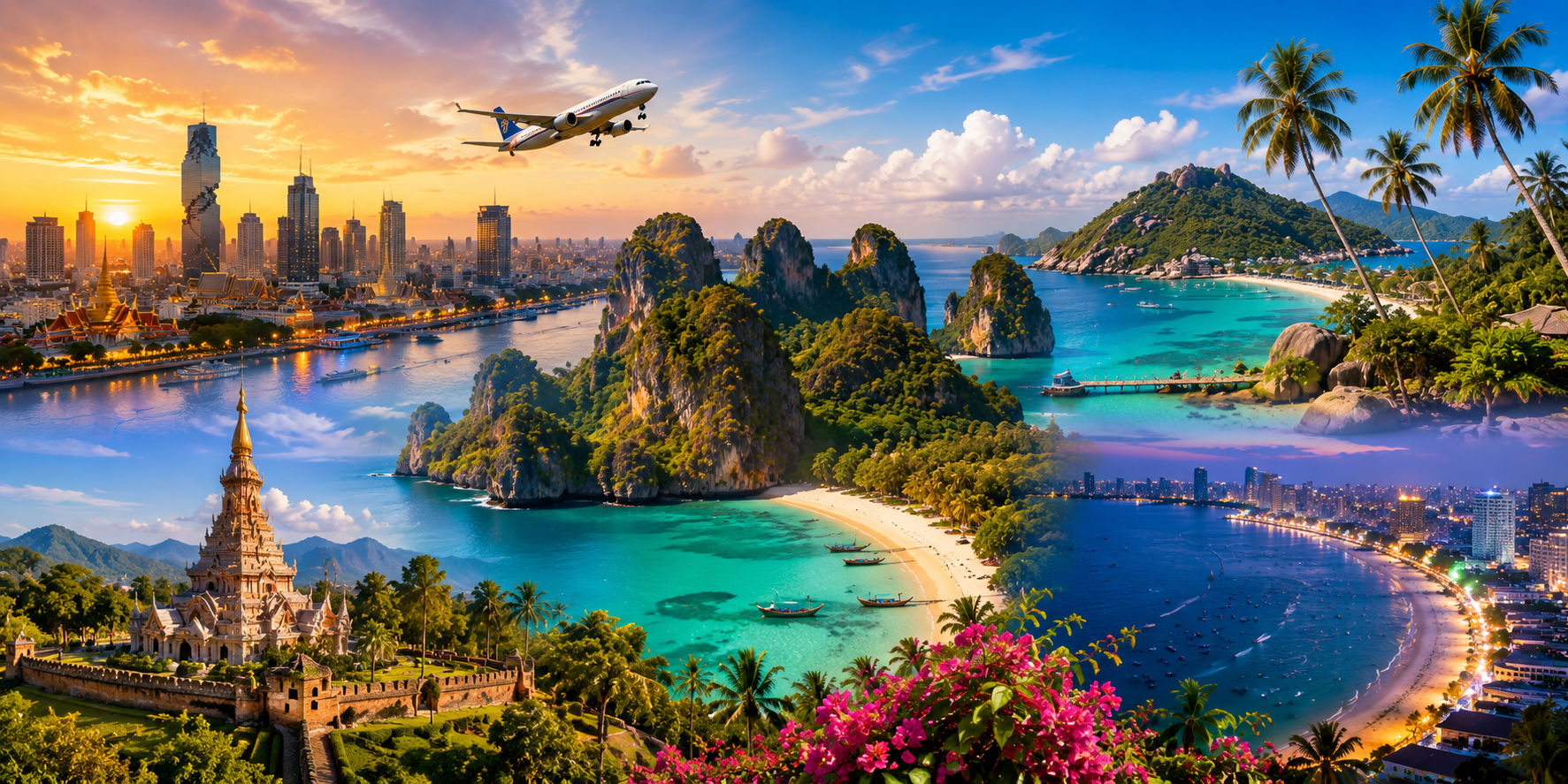 Popular Thailand destinations